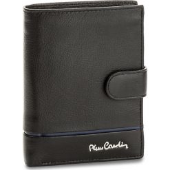 Duży Portfel Męski PIERRE CARDIN - TILAK15 331A Nero/Blue. Czarne portfele męskie marki Pierre Cardin, bez wzorów, ze skóry. Za 125,00 zł.