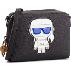 Torebka KARL LAGERFELD - 86KW3102 Black. Czarne torebki klasyczne damskie KARL LAGERFELD, ze skóry ekologicznej. Za 889,00 zł.