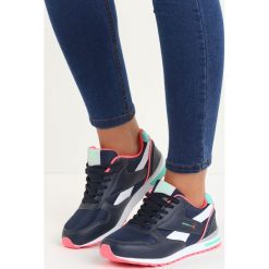 Granatowo-Różowe Buty Sportowe Mastermind. Różowe buty sportowe damskie Born2be, z tkaniny, z okrągłym noskiem, na płaskiej podeszwie, na sznurówki. Za 69,99 zł.