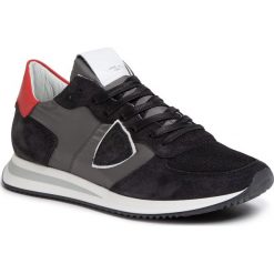 Sneakersy PHILIPPE MODEL - Trpx TZLU W030 Noir Rouge. Szare sneakersy męskie Philippe Model, bez zapięcia. Za 1189,00 zł.