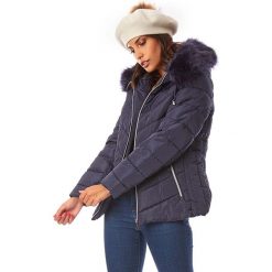 Kurtka przejściowa w kolorze granatowym. Niebieskie kurtki damskie Snowie Collection, l, bez wzorów, bez kaptura. W wyprzedaży za 255,95 zł.