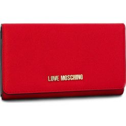 Duży Portfel Damski LOVE MOSCHINO - JC5553PP06LQ0500 Rosso. Czerwone portfele damskie marki Love Moschino, ze skóry ekologicznej. Za 369,00 zł.