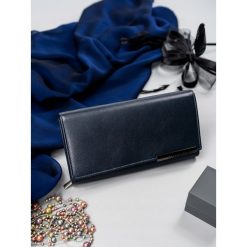 DuŻy skÓrzany portfel damski skÓra naturalna rfid. Portfele damskie Merg Selection, bez wzorów, ze skóry. Za 79,00 zł.