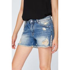 Answear - Szorty Wiya for Answear. Niebieskie szorty damskie marki ANSWEAR, s, bez wzorów, z bawełny, casualowe. W wyprzedaży za 79,90 zł.