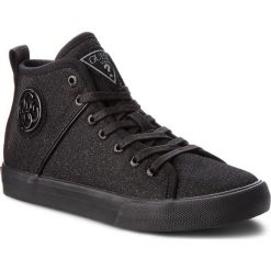 Sneakersy GUESS - FLJLE3 FAM12 BLACK. Czarne półbuty damskie Guess, z materiału. W wyprzedaży za 279,00 zł.