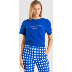 T-SHIRT KABUKI weekend max mara. T-shirty damskie Weekend Max Mara, l, bez wzorów, z materiału, bez kołnierzyka. W wyprzedaży za 279,13 zł.