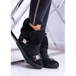 Damskie Sneakersy Lu Boo Z Gumkami Czarne Pumpes. Czarne buty sportowe damskie Tagless. Za 59,00 zł.