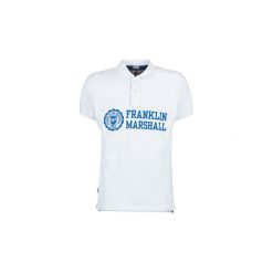 Koszulki polo z krótkim rękawem Franklin Marshall AYLEN. Białe koszulki męskie Franklin Marshall, s, bez wzorów, polo, z krótkim rękawem, krótkie. W wyprzedaży za 230,30 zł.