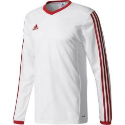 Adidas Koszulka piłkarska męska Tabela 14 Long Sleeve Jersey biało-czerwona r. XL (F50429). Białe t-shirty męskie marki Adidas, m. Za 68,19 zł.