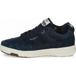 Pepe Jeans tenisówki męskie Slate Pro 01 PMS30571 46 ciemnoniebieskie. Niebieskie trampki męskie Pepe Jeans, bez wzorów, z jeansu, bez zapięcia. Za 489,00 zł.