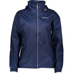 Kurtka przeciwdeszczowa "Cornne IV" w kolorze granatowym. Niebieskie kurtki damskie Regatta Women, bez wzorów, bez kaptura. W wyprzedaży za 139,95 zł.
