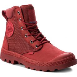 Trapery PALLADIUM - Pampa Sport Cuff Wpn 73234653M Chevron/Rio Red. Czerwone buty zimowe damskie Palladium, ze skóry. W wyprzedaży za 359,00 zł.