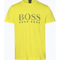 BOSS Athleisure - T-shirt męski – Teeos, żółty. Żółte t-shirty męskie BOSS Athleisure, xl, z napisami, bez kołnierzyka. Za 249,95 zł.