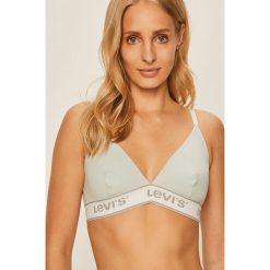 Levi's - Biustonosz. Niebieskie biustonosze sportowe damskie Levi's®, s, bez wzorów, z elastanu. W wyprzedaży za 49,90 zł.