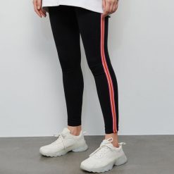 Legginsy z lampasami - Szary. Szare legginsy damskie Reserved, s, bez wzorów. Za 39,99 zł.