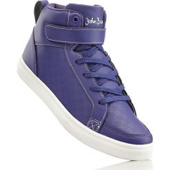 Wysokie sneakersy bonprix ciemnoniebieski. Niebieskie buty sportowe damskie bonprix, bez wzorów, sportowe. Za 37,99 zł.