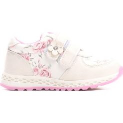Białe Buty Sportowe Contour. Białe buty sportowe dziewczęce Born2be, z materiału, z okrągłym noskiem. Za 59,99 zł.