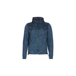 Bluzy Superdry MOUNTAIN ZIPHOOD SWEATS. Niebieskie bluzy męskie marki Superdry, s, bez wzorów, bez kołnierzyka, bez rękawów, bez kaptura. Za 342,30 zł.