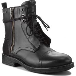 Kozaki PEPE JEANS - Tom Cut Boot PMS50162 Black 999. Czarne glany męskie Pepe Jeans, z jeansu. W wyprzedaży za 449,00 zł.