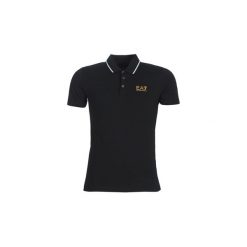 Koszulki polo z krótkim rękawem Emporio Armani EA7 TRAIN CORE ID 3GPF51. Czarne koszulki męskie marki Emporio Armani EA7, s, bez wzorów, z krótkim rękawem. Za 279,20 zł.