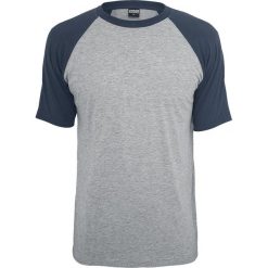 T-shirty męskie: Urban Classics Raglan Contrast Tee T-Shirt odcienie szarego/granatowy