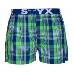 Styx Bokserki Męskie M, Zielony. Zielone bokserki męskie marki Styx, w kratkę, z bawełny. Za 57,00 zł.