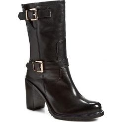 Kozaki SOLO FEMME - 26512-04-D55/000-02-00 Czarny. Szare buty zimowe damskie marki Solo Femme, z materiału, na szpilce. W wyprzedaży za 249,00 zł.