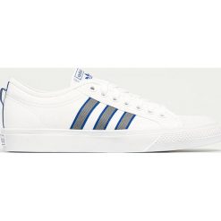 Adidas Originals - Tenisówki Nizza. Białe trampki męskie adidas Originals, bez wzorów, z gumy, na sznurówki. Za 269,90 zł.