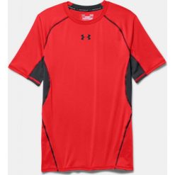 Under Armour Koszulka termoaktywna HeatGear® Compression Shortsleeve M czerwono-czarna r. XS (1257468-984). Czarne koszulki sportowe męskie Under Armour, m. Za 79,99 zł.