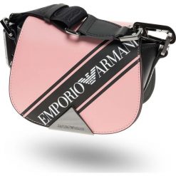 TOREBKA Emporio Armani. Różowe torebki worki damskie Emporio Armani, z aplikacjami, ze skóry ekologicznej, z aplikacjami. Za 1509,00 zł.