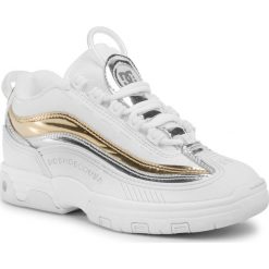 Sneakersy DC - Legacy Og ADJS200024 White/Gold(WG1). Białe półbuty damskie DC, ze skóry ekologicznej. W wyprzedaży za 379,00 zł.