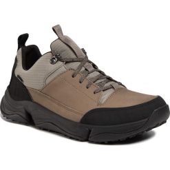 Trekkingi CLARKS - Tri Path Walk 261483667 Sage Combi. Pomarańczowe półbuty męskie Clarks, na co dzień, bez wzorów, ze skóry, eleganckie, bez zapięcia. Za 559,00 zł.