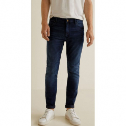 Mango Man - Jeansy Jude3. Niebieskie jeansy męskie skinny marki Mango Man. Za 139,90 zł.