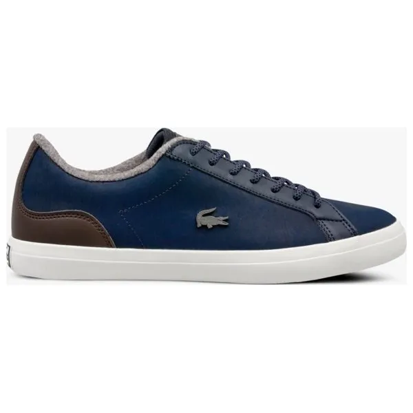 Lacoste Lerond 318 2 buty męskie, granatowy, rozmiar 40. Niebieskie buty sportowe męskie Lacoste, ze skóry, bez zapięcia. W wyprzedaży za 212,49 zł.