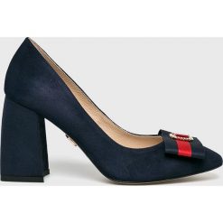 Baldowski - Czółenka. Niebieskie buty ślubne damskie marki Baldowski, ze skóry, na obcasie. Za 479,90 zł.