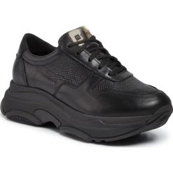 Sneakersy NESSI - 19001 Czarny/Rio. Czarne półbuty damskie Nessi, ze skóry. Za 269,00 zł.