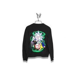 Bluza Szmaciany Rick i Morty Męska. Czarne bluzy damskie Failfake, s, bez wzorów, bez kołnierzyka, bez rękawów, bez kaptura. Za 170,00 zł.