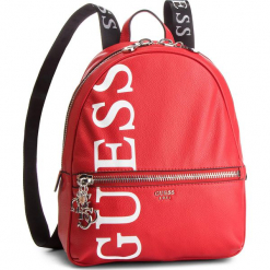 Plecak GUESS - HWVL71 84330 RED. Czerwone plecaki damskie Guess, z aplikacjami, ze skóry ekologicznej. Za 599,00 zł.