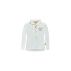Steiff Girls Bluza bright white - biały - Gr.Moda (6 - 24 miesięcy ). Białe bluzy niemowlęce marki Steiff, z aplikacjami, z bawełny. Za 165,00 zł.