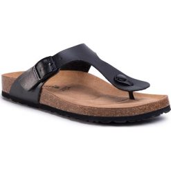 Japonki TAMARIS - 1-27522-24 Black 001. Czarne klapki damskie Tamaris, bez wzorów, ze skóry ekologicznej, bez obcasa. Za 169,00 zł.