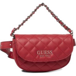 Saszetka nerka GUESS - Melise (VG) Mini HWVG76 67800 RED. Czerwone nerki damskie Guess, z aplikacjami, ze skóry ekologicznej, bez dodatków. W wyprzedaży za 269,00 zł.