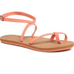 Sandały O'NEILL - Fw Batida Sun Sandals 0A9504 Mandarine 3121. Pomarańczowe klapki damskie O'Neill, bez wzorów, ze skóry ekologicznej, bez obcasa. W wyprzedaży za 139,00 zł.