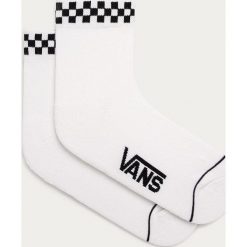 Vans - Skarpetki. Białe skarpetki damskie Vans, z nadrukiem, z elastanu. Za 49,90 zł.