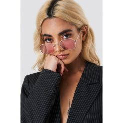 NA-KD Accessories Okulary przeciwsłoneczne Octagon - Pink,Gold. Różowe okulary przeciwsłoneczne damskie marki NA-KD Accessories. Za 60,95 zł.