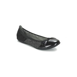 Baleriny LPB Shoes ACAJOU. Czarne baleriny damskie marki LPB Shoes, bez wzorów, bez obcasa. Za 159,20 zł.