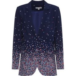 Żakiet MICHAEL Michael Kors Ombré Floral Crepe MS01EXKE0S. Niebieskie marynarki damskie MICHAEL Michael Kors, s, bez wzorów, z wiskozy. Za 1399,00 zł.