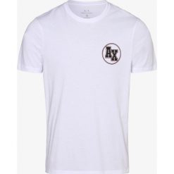 Armani Exchange - T-shirt męski, biały. Białe t-shirty męskie Armani Exchange, m, bez wzorów, sportowe, bez kołnierzyka. Za 229,95 zł.