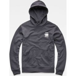 G-Star Raw - Bluza Doax. Niebieskie bluzy męskie G-Star RAW, s, z nadrukiem, z bawełny, retro, z kapturem, bez rękawów, z kapturem. W wyprzedaży za 319,90 zł.