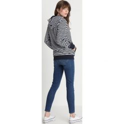 Superdry BEACH TERRY ZIPHOOD Bluza rozpinana hurricane navy/chalk white. Niebieskie kardigany damskie Superdry, s, z bawełny. Za 379,00 zł.