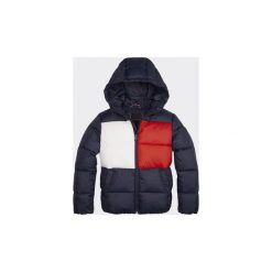 Kurtki pikowane Dziecko Tommy Hilfiger KB0KB05286 PADDED FLAG. Czarne kurtki chłopięce TOMMY HILFIGER, bez wzorów, bez kaptura. Za 633,55 zł.